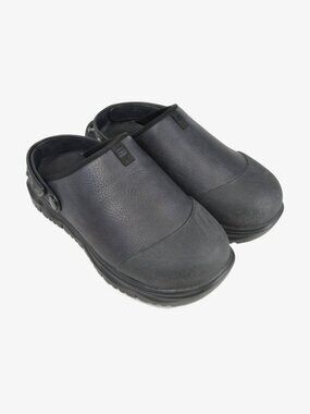 Women’s Black Slip-On Clog Flats